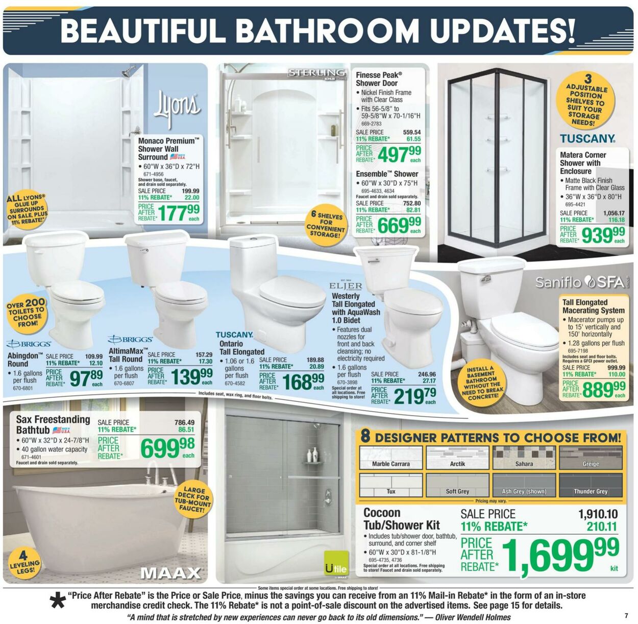 Catalogue Menards from 10/16/2024