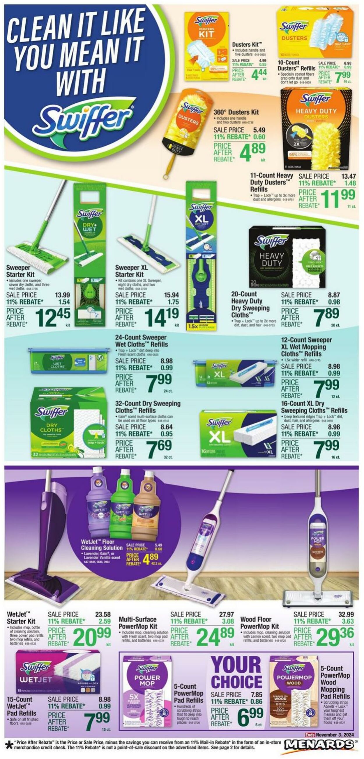 Catalogue Menards from 10/23/2024