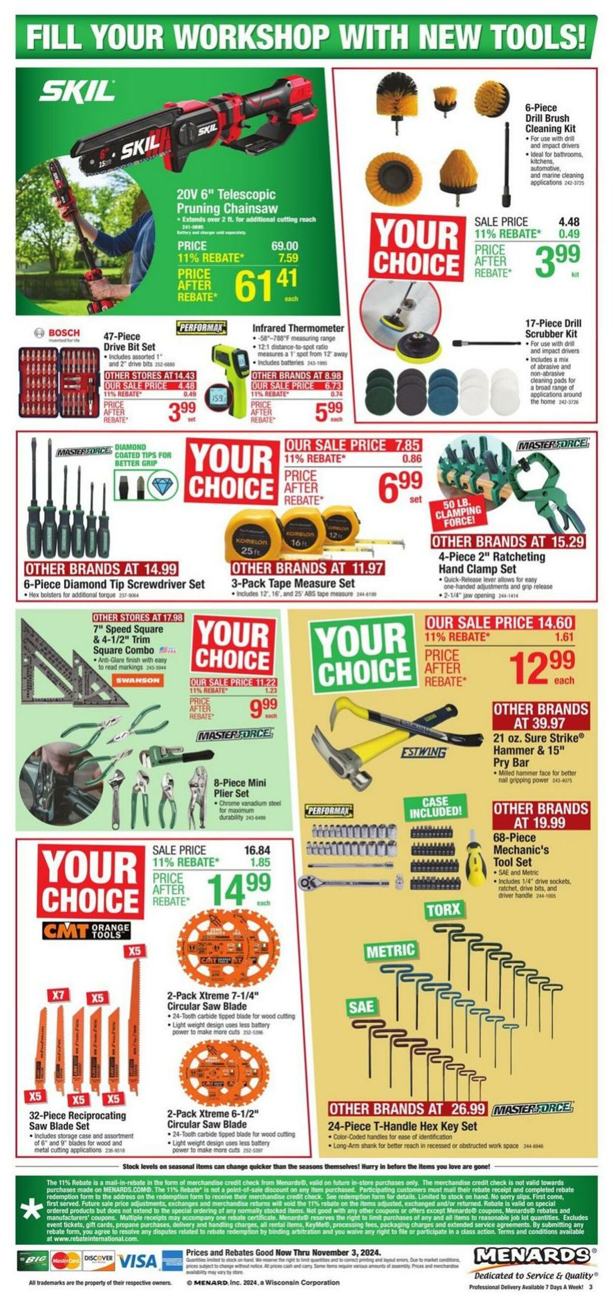 Catalogue Menards from 10/23/2024