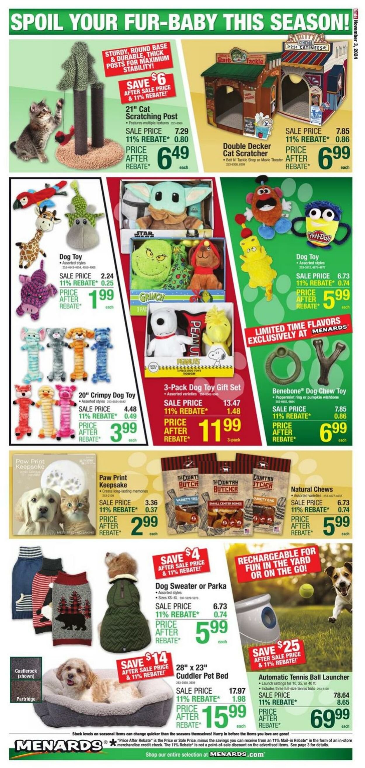 Catalogue Menards from 10/23/2024