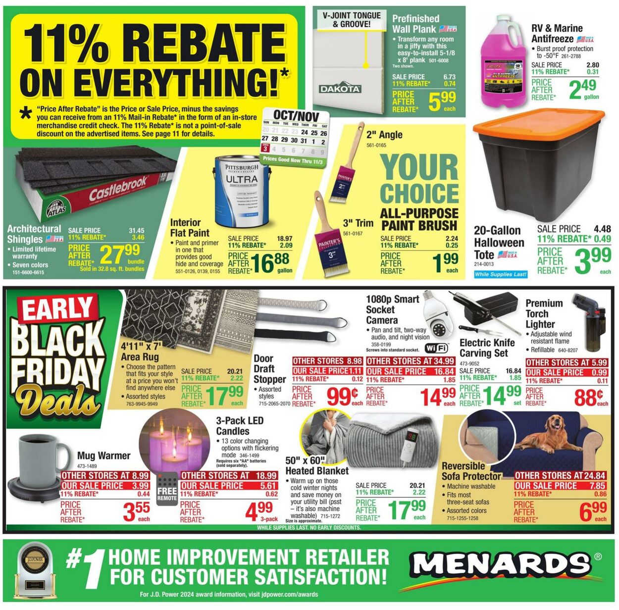 Catalogue Menards from 10/23/2024