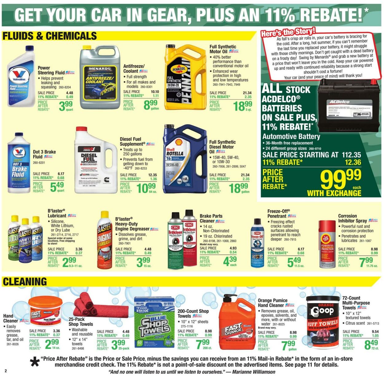 Catalogue Menards from 10/23/2024