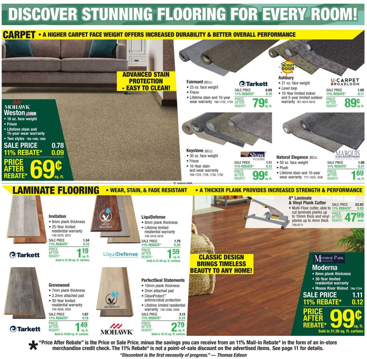 Catalogue Menards from 10/23/2024