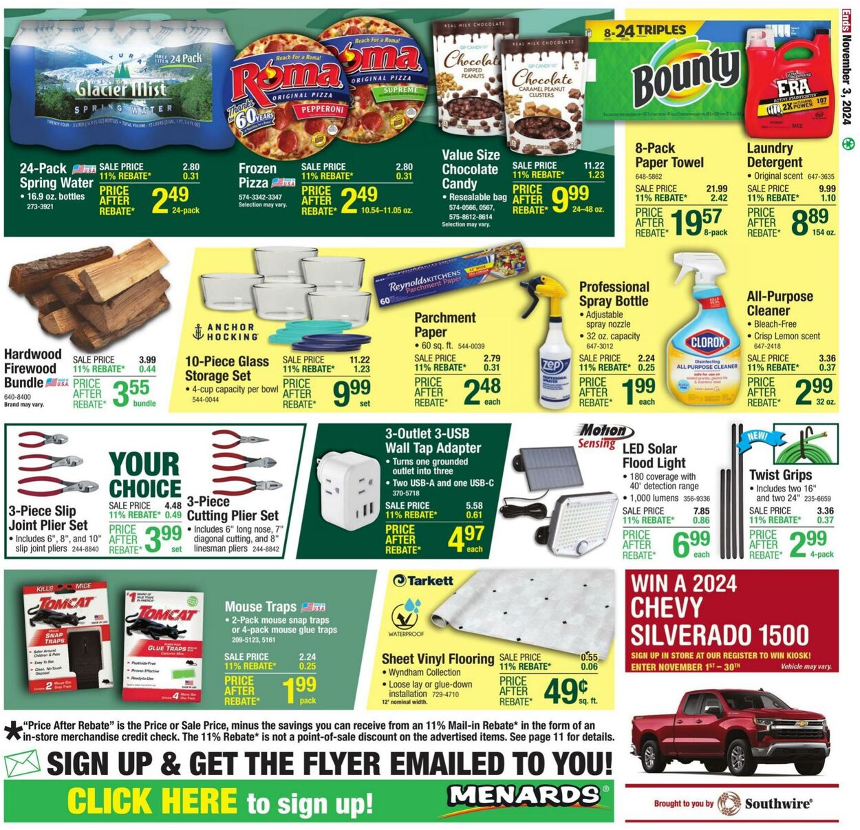 Catalogue Menards from 10/23/2024