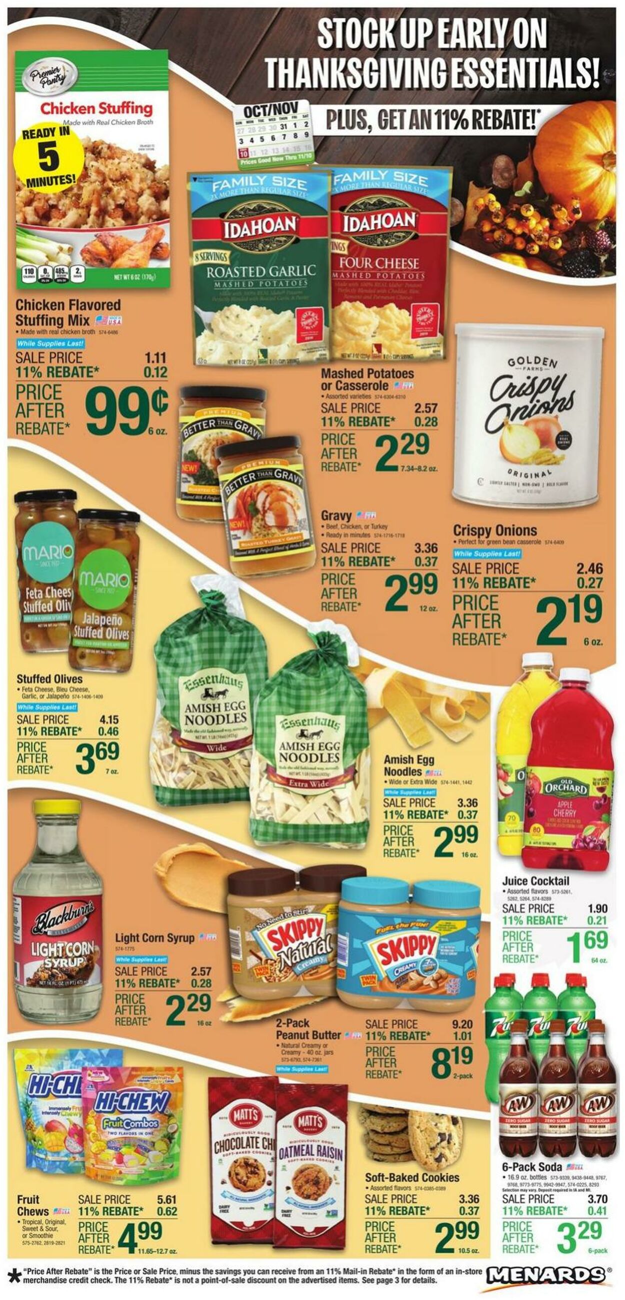 Catalogue Menards from 10/30/2024