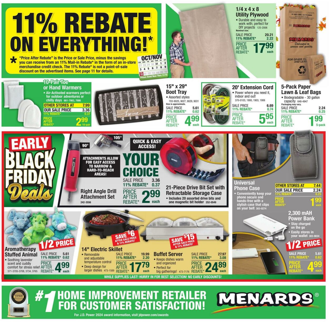 Catalogue Menards from 10/30/2024