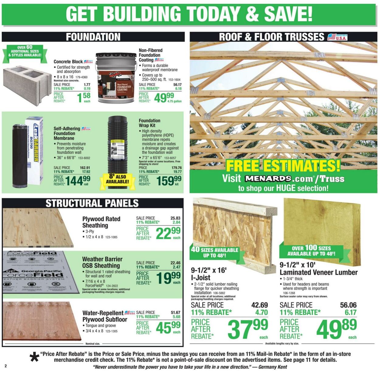 Catalogue Menards from 10/30/2024