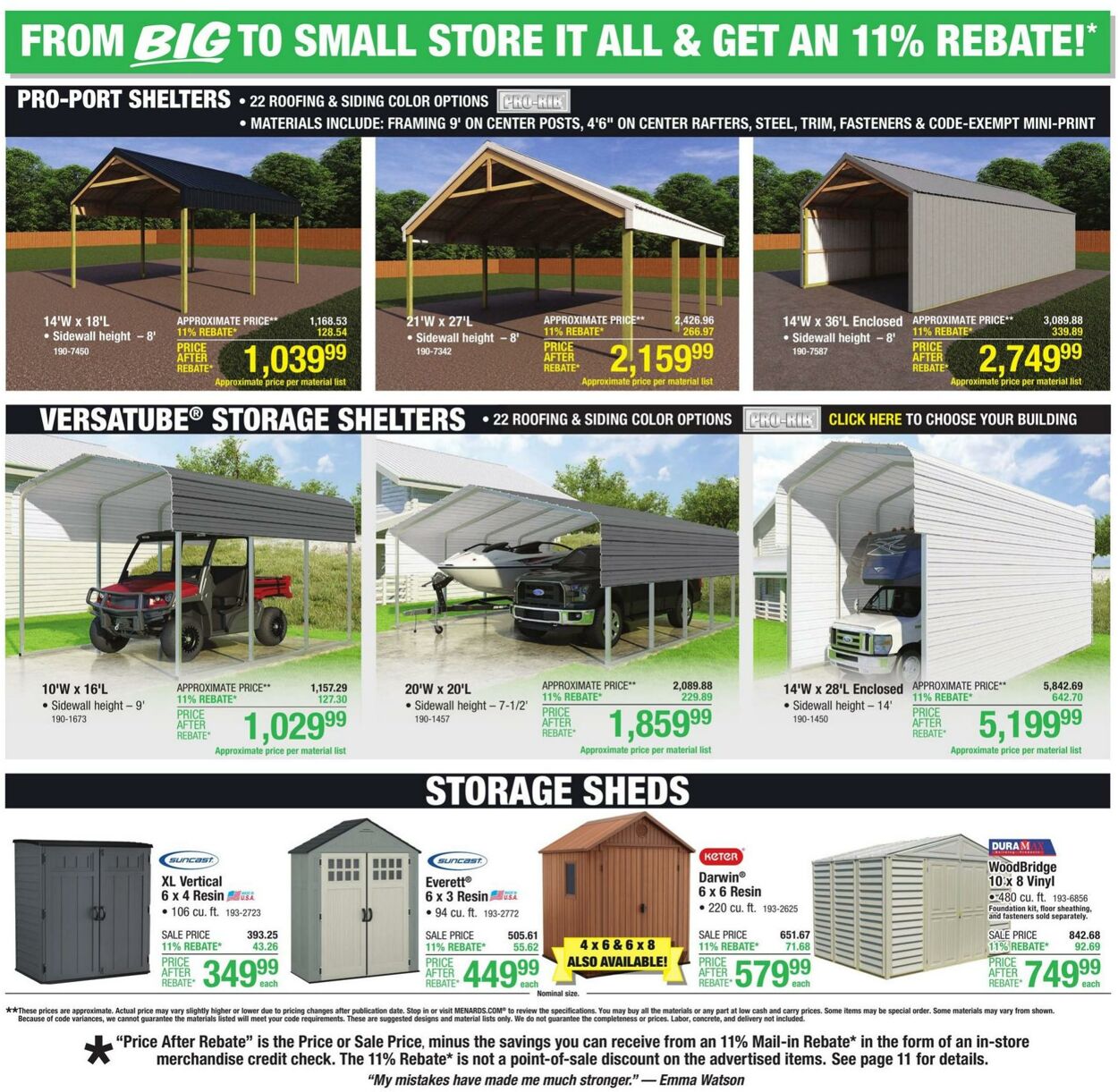 Catalogue Menards from 10/30/2024