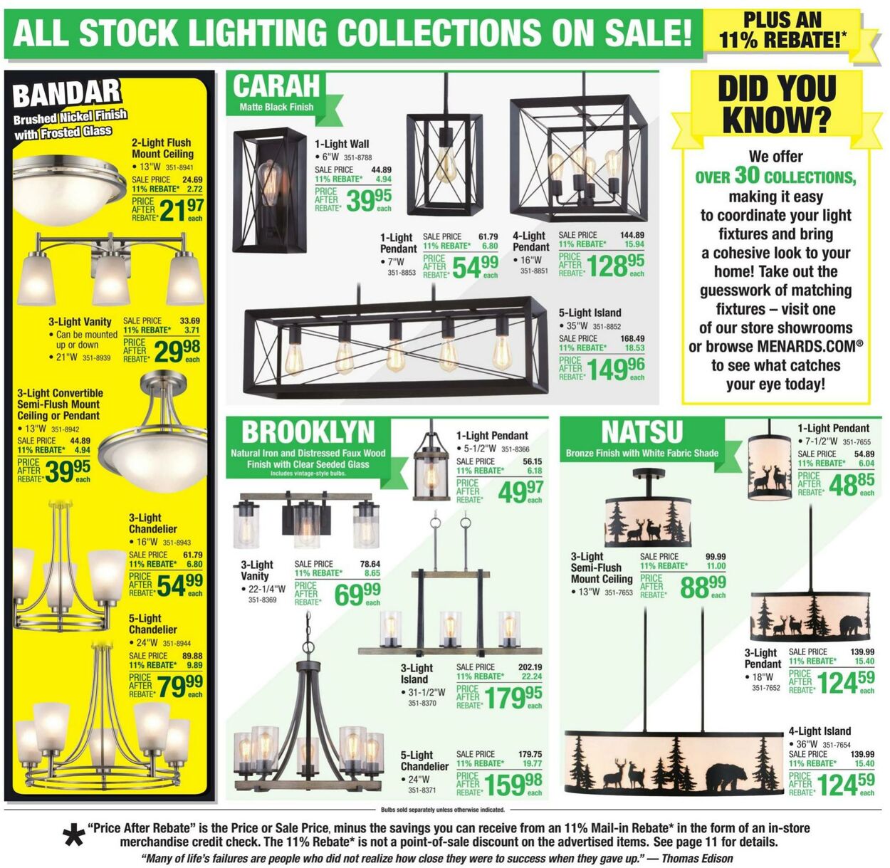 Catalogue Menards from 10/30/2024