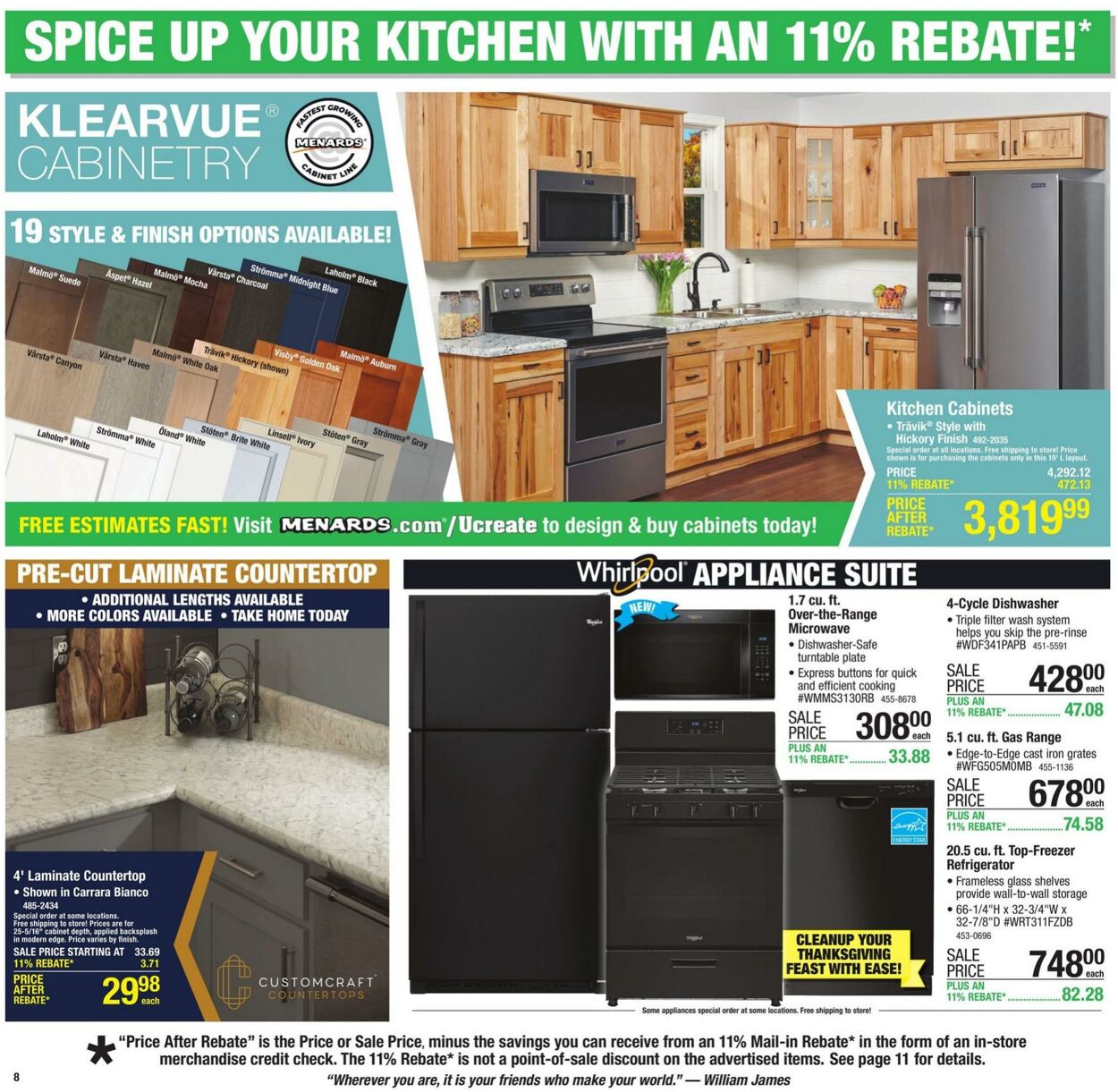 Catalogue Menards from 10/30/2024