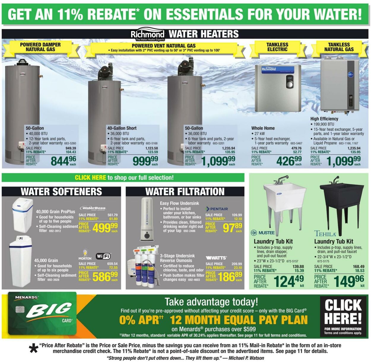 Catalogue Menards from 10/30/2024