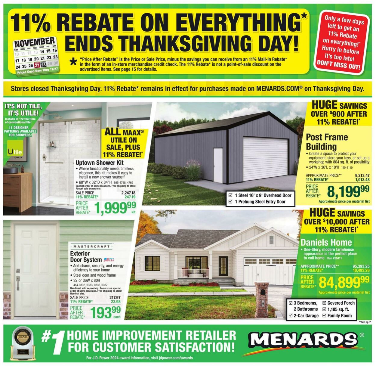 Catalogue Menards from 11/13/2024