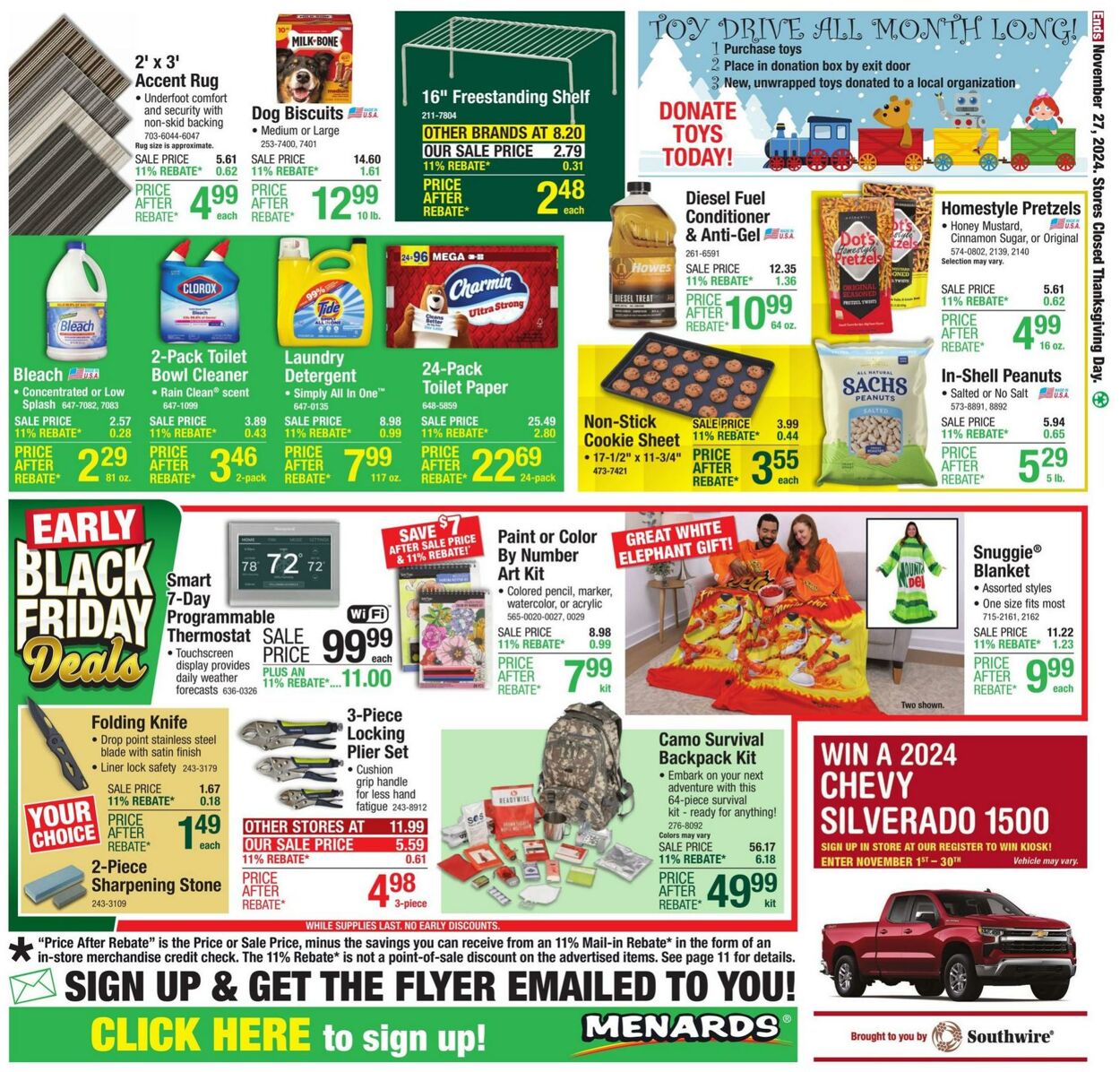 Catalogue Menards from 11/20/2024