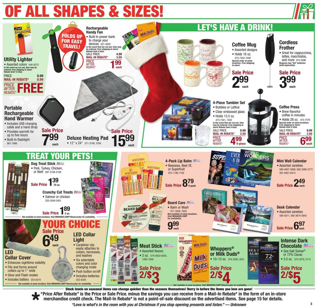 Catalogue Menards from 11/29/2024