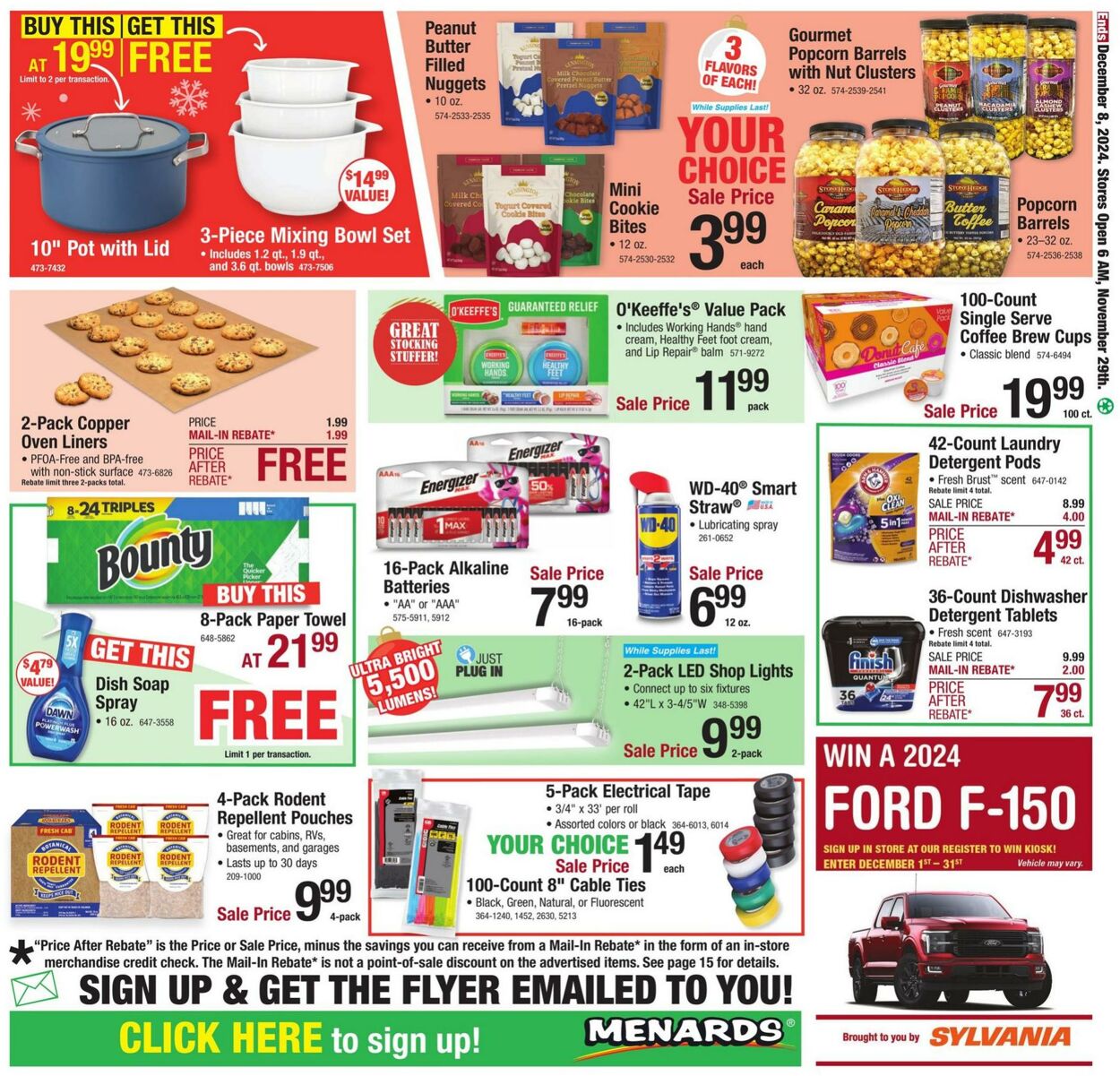 Catalogue Menards from 11/29/2024