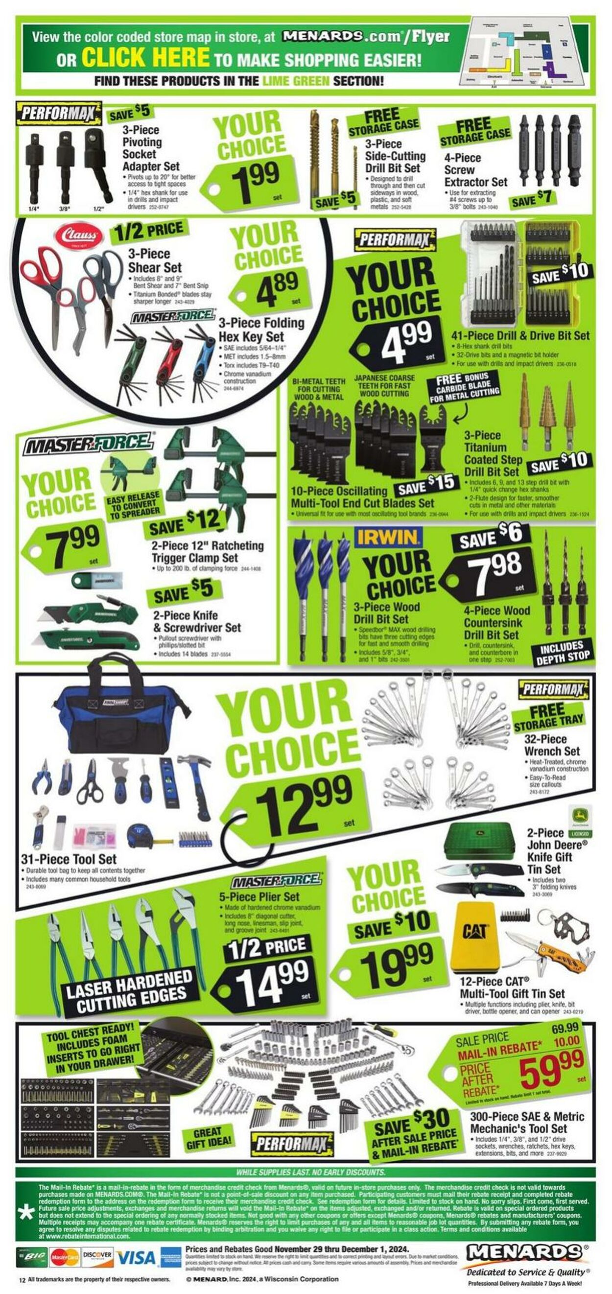 Catalogue Menards from 11/28/2024