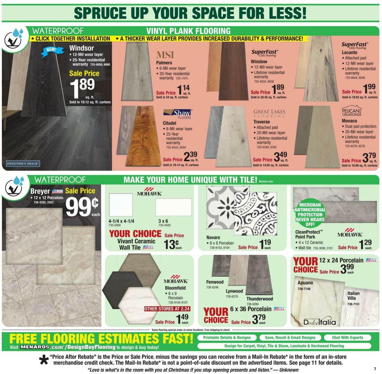 Catalogue Menards from 12/04/2024