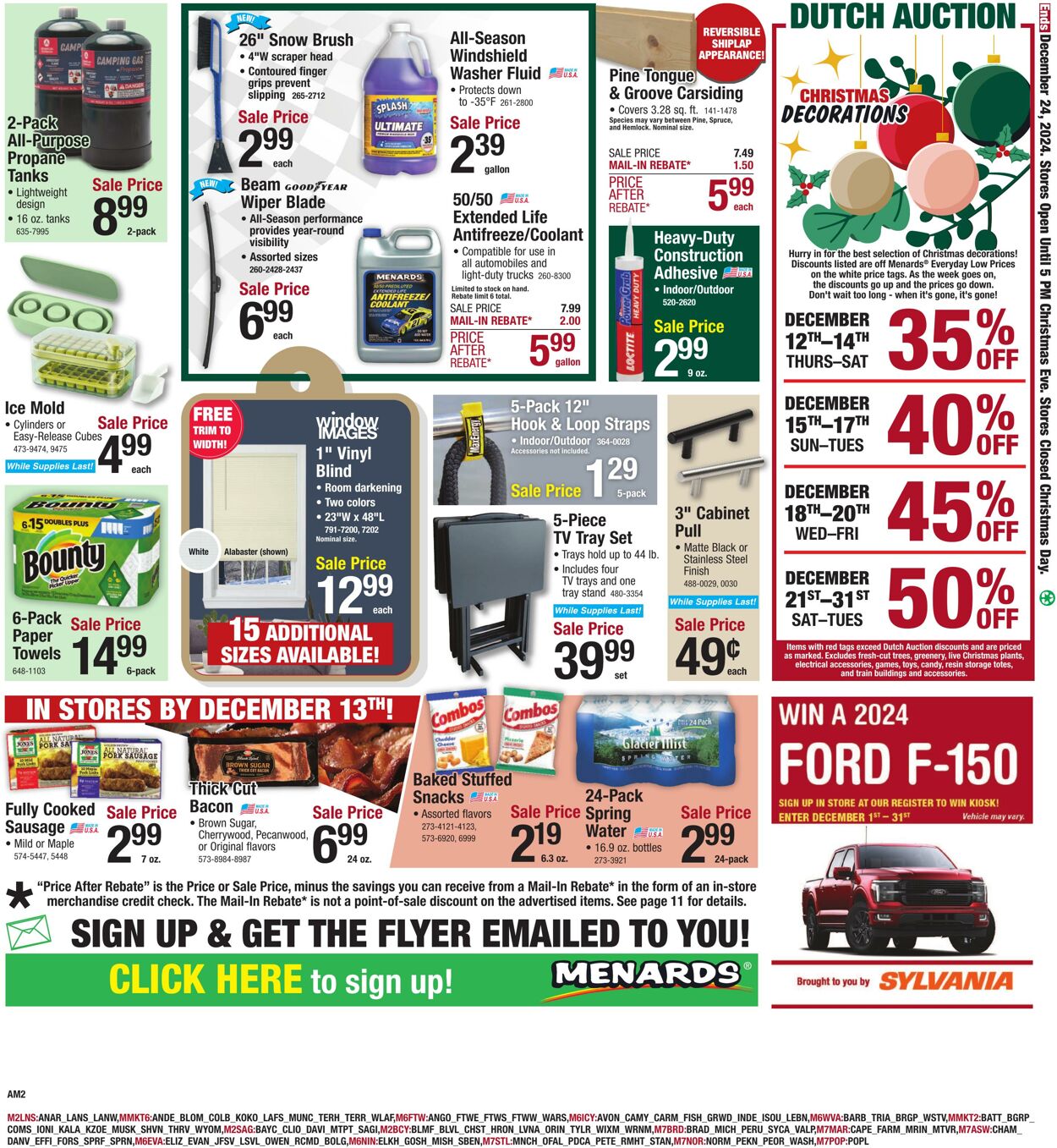 Catalogue Menards from 12/11/2024