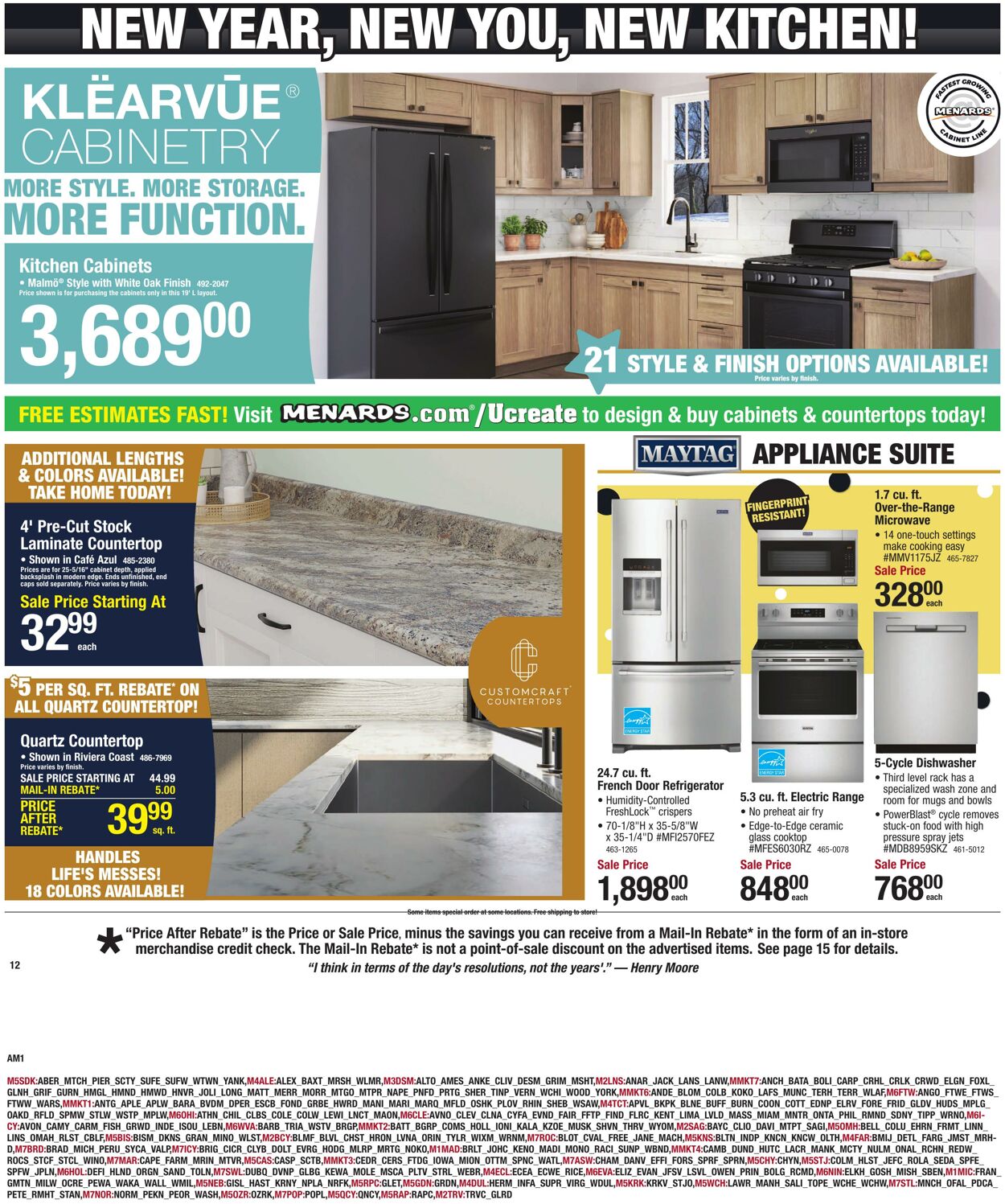 Catalogue Menards from 12/18/2024