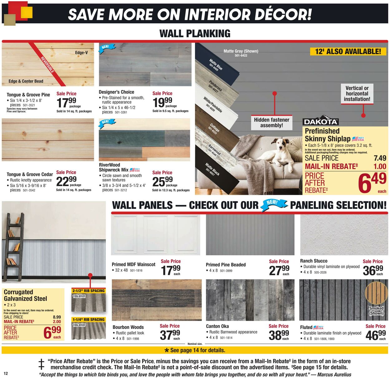 Catalogue Menards from 01/01/2025