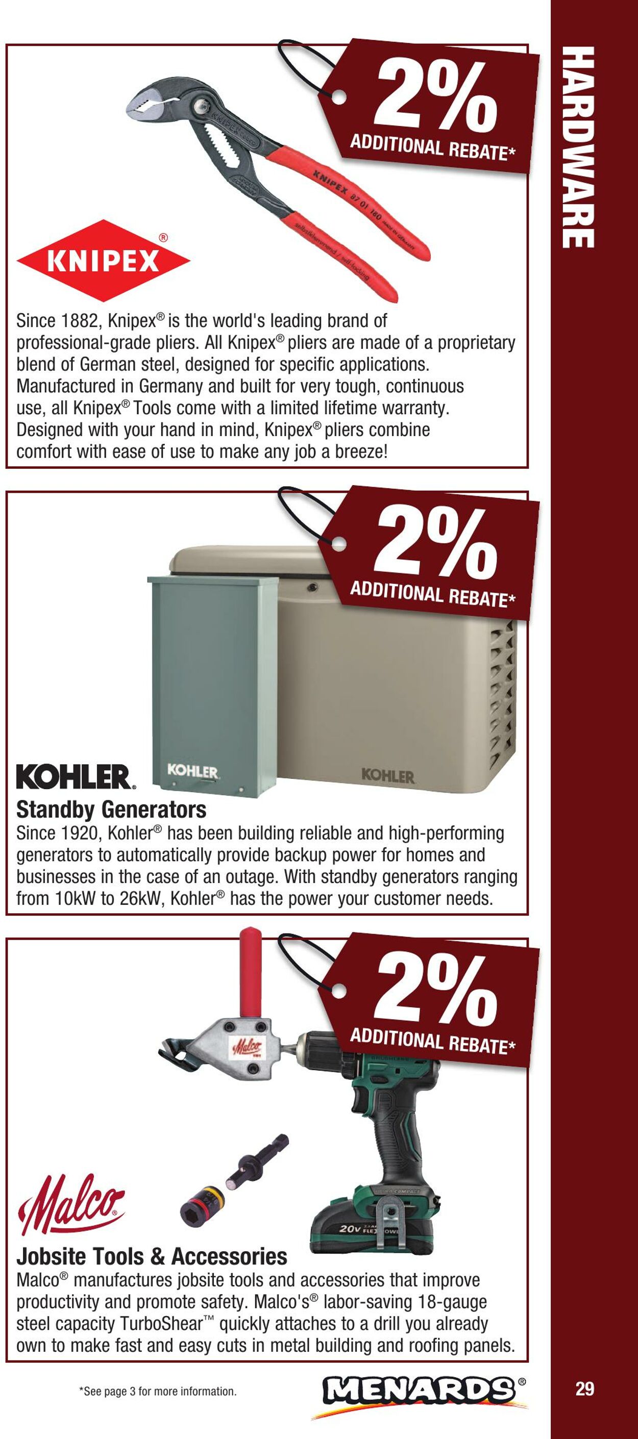 Catalogue Menards from 01/01/2025