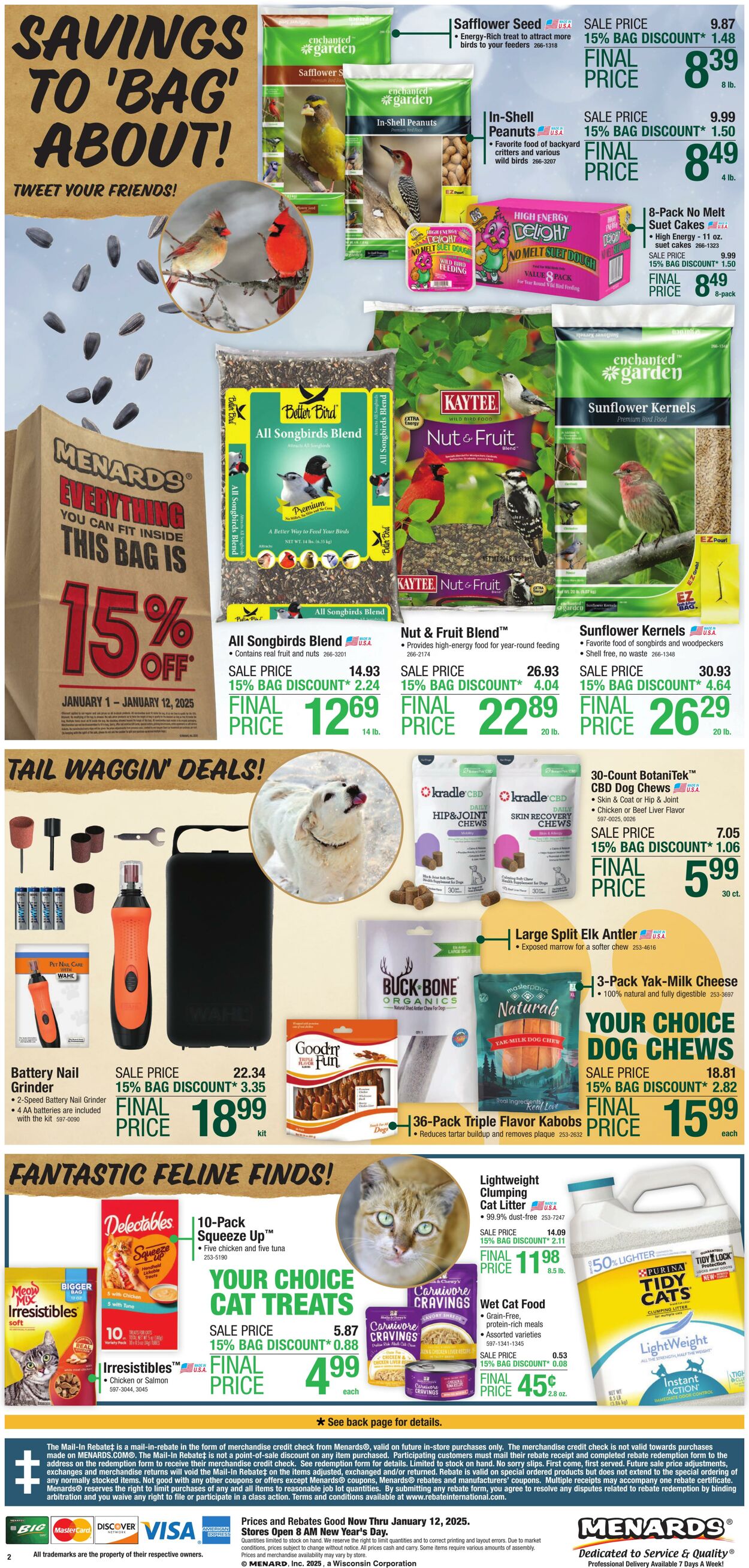 Catalogue Menards from 01/01/2025