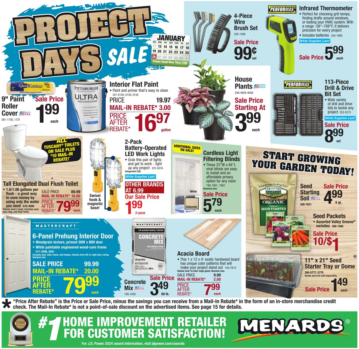 Catalogue Menards from 01/13/2025