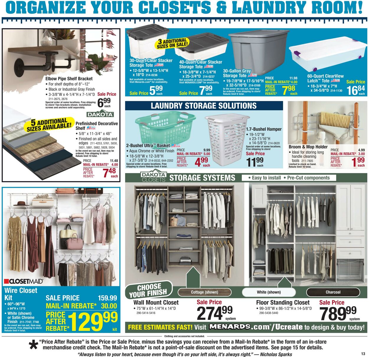 Catalogue Menards from 01/13/2025