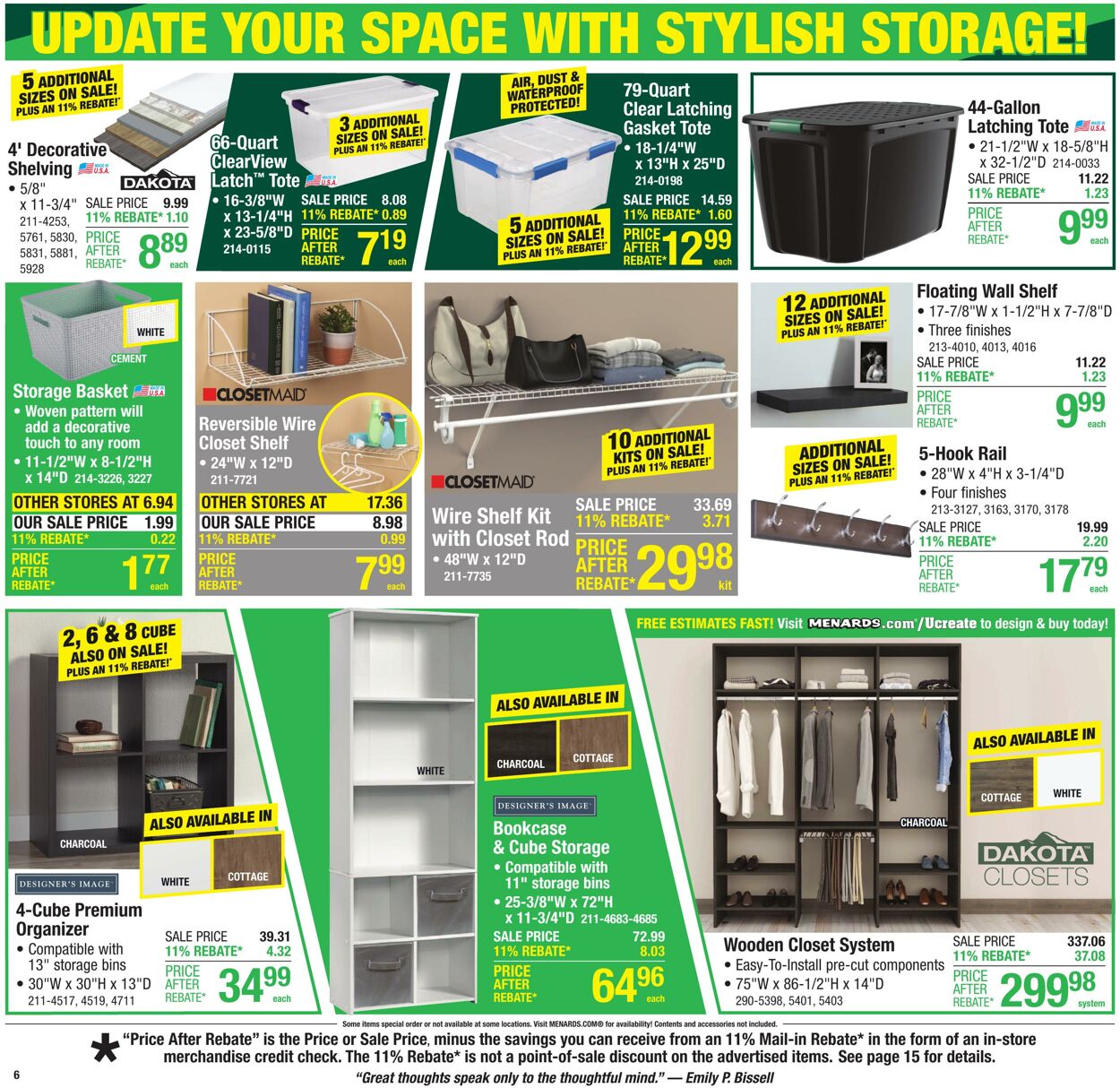 Catalogue Menards from 02/16/2025