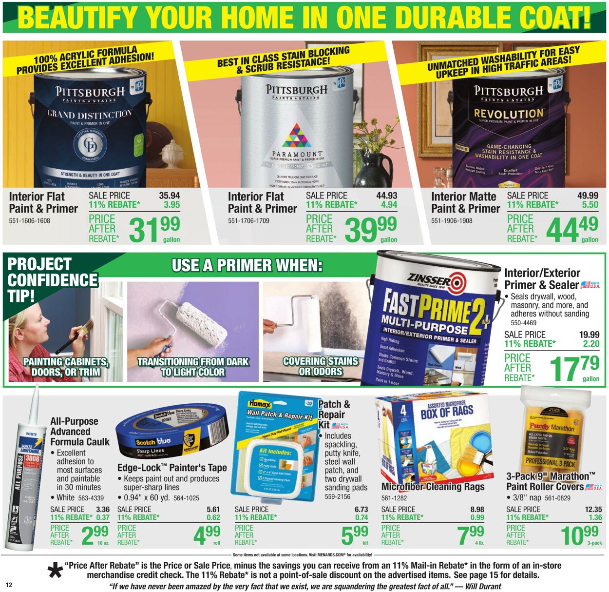 Catalogue Menards from 02/16/2025