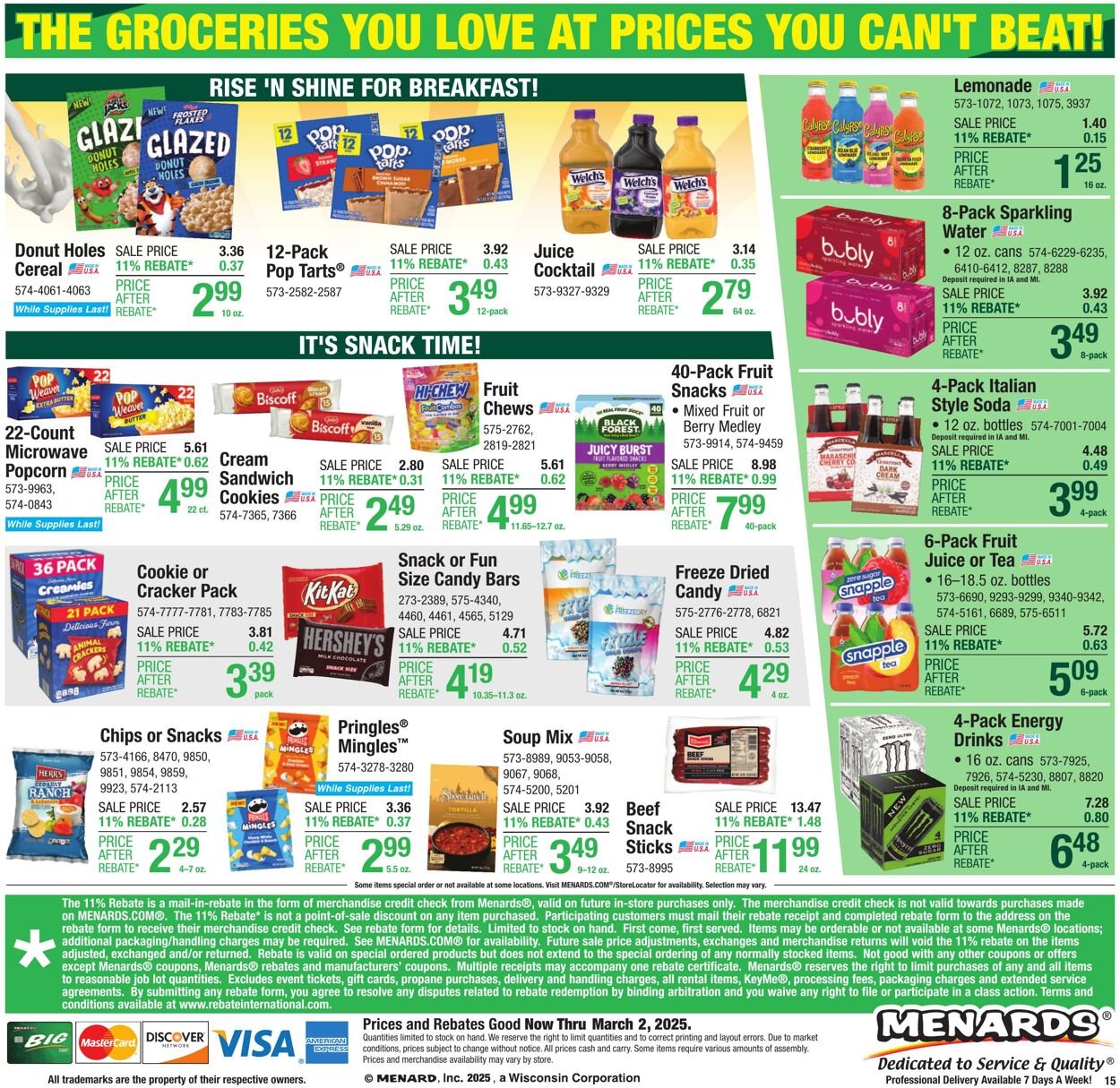 Catalogue Menards from 02/16/2025