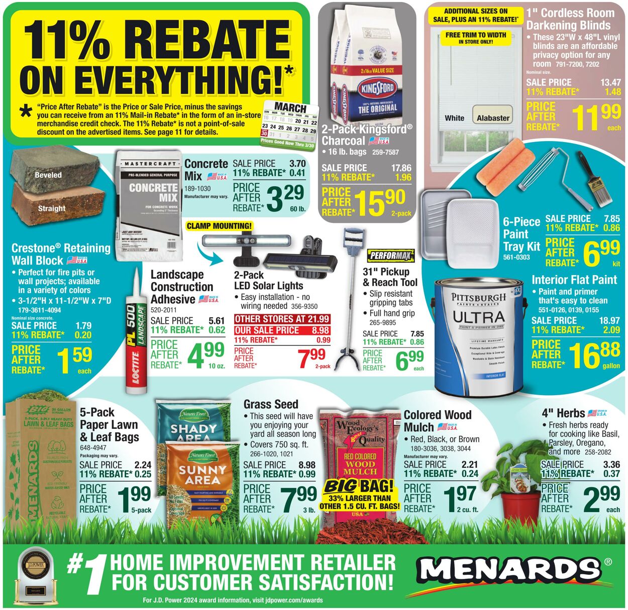 Catalogue Menards from 03/19/2025