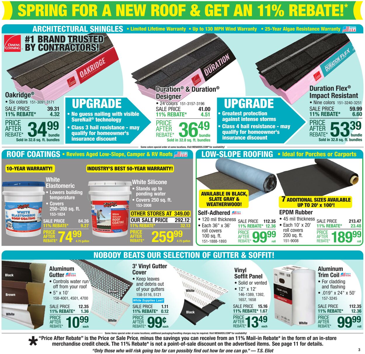 Catalogue Menards from 03/19/2025