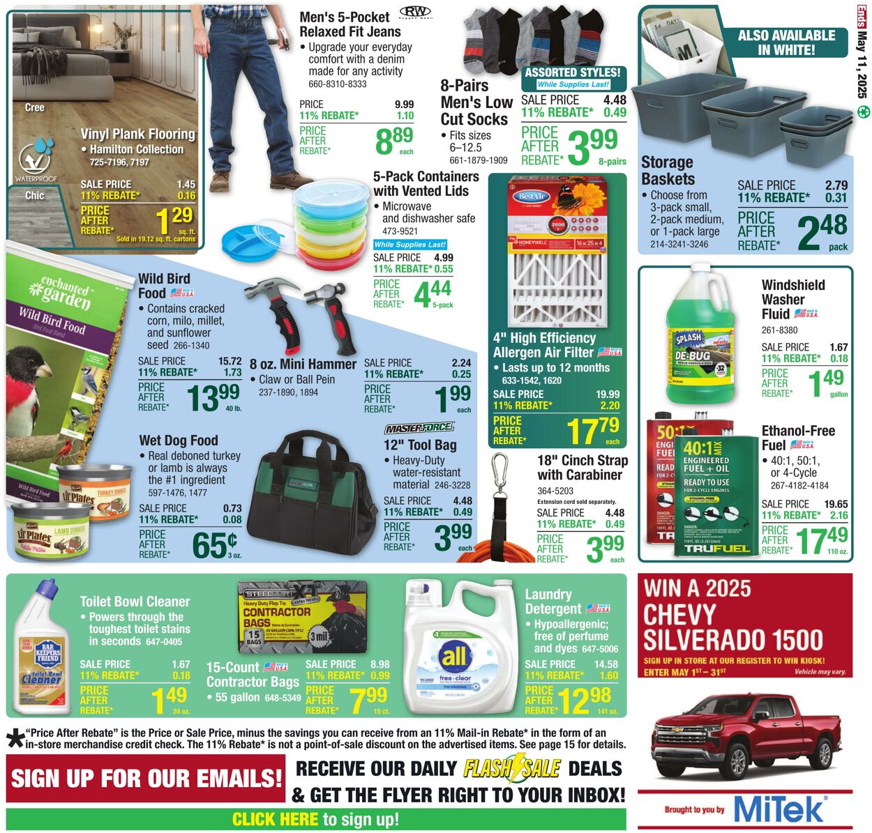 Catalogue Menards from 04/30/2025