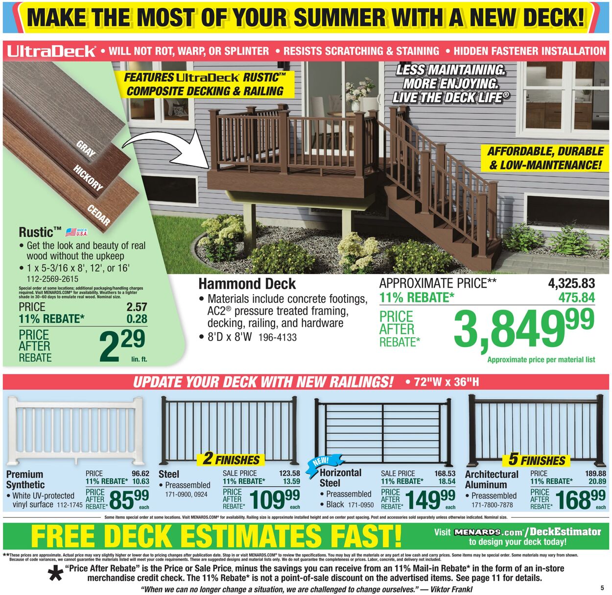 Catalogue Menards from 05/07/2025