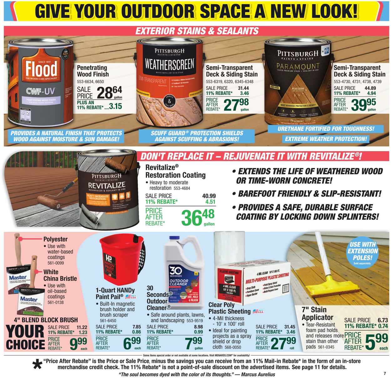 Catalogue Menards from 05/07/2025