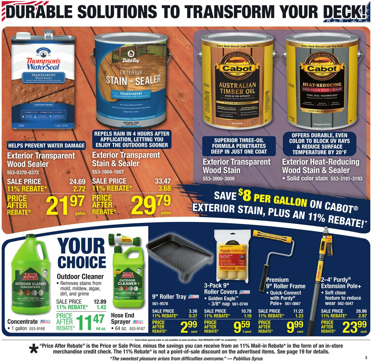 Catalogue Menards from 05/14/2025
