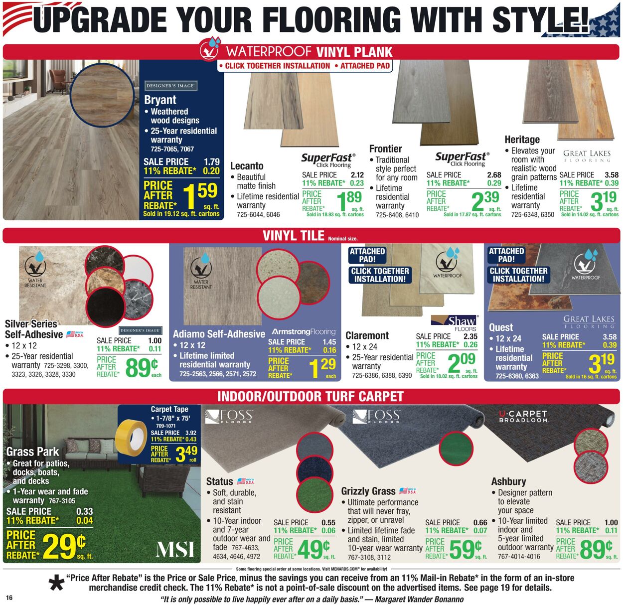 Catalogue Menards from 05/14/2025