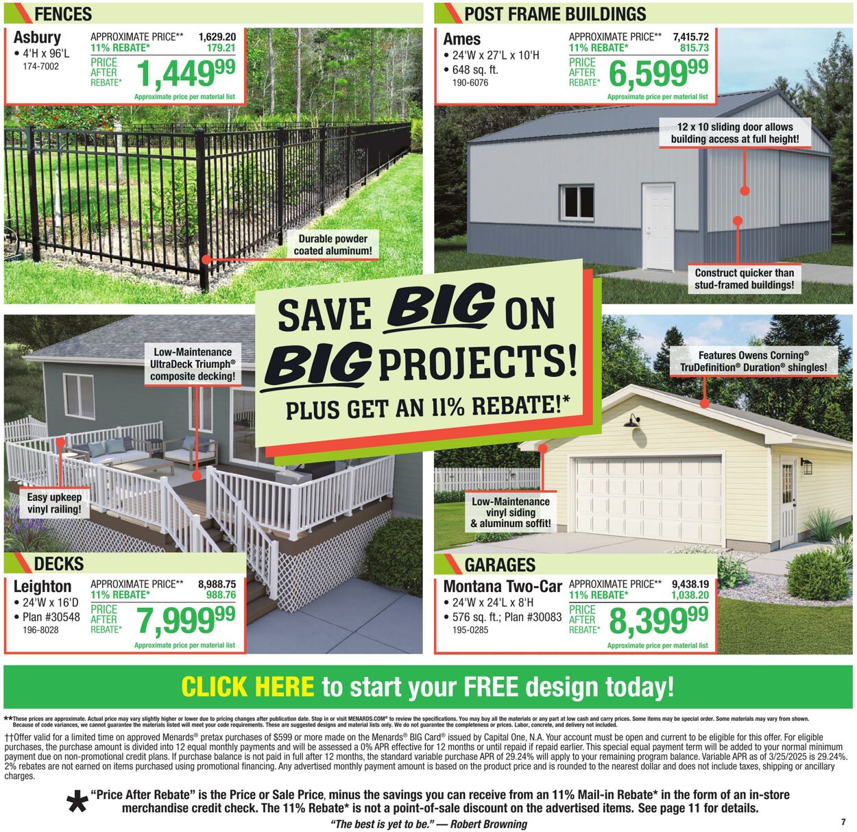 Catalogue Menards from 05/21/2025