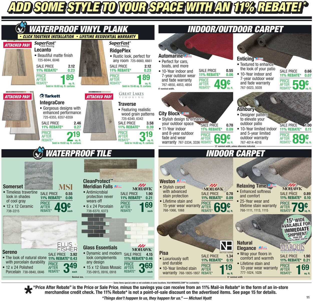 Catalogue Menards from 06/04/2025