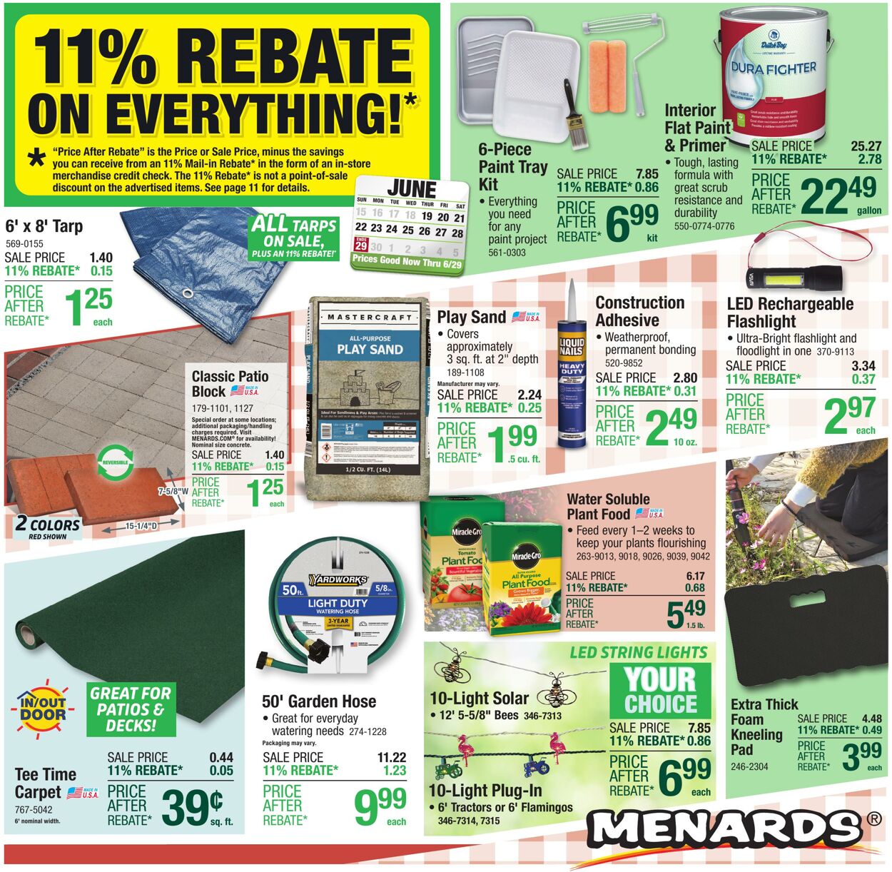 Catalogue Menards from 06/18/2025