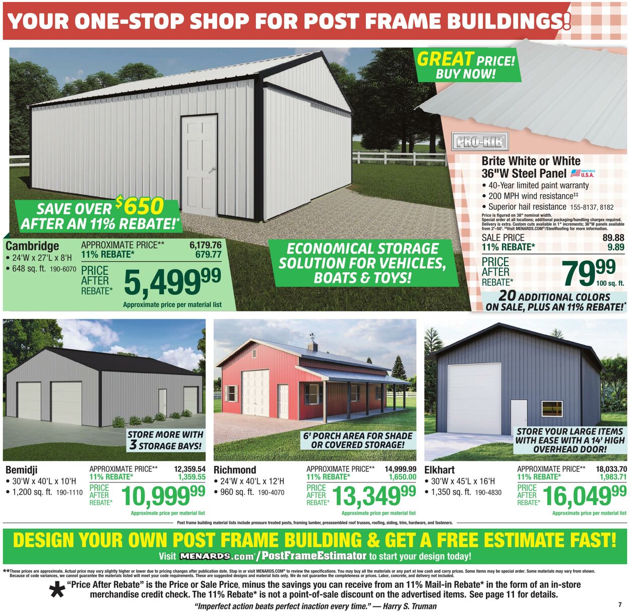 Catalogue Menards from 06/18/2025