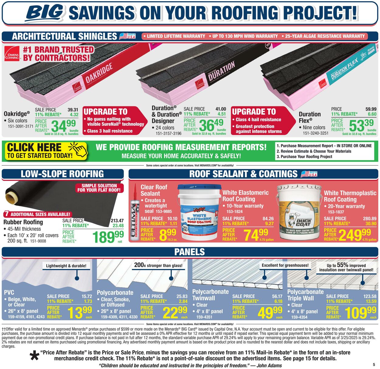 Catalogue Menards from 06/25/2025