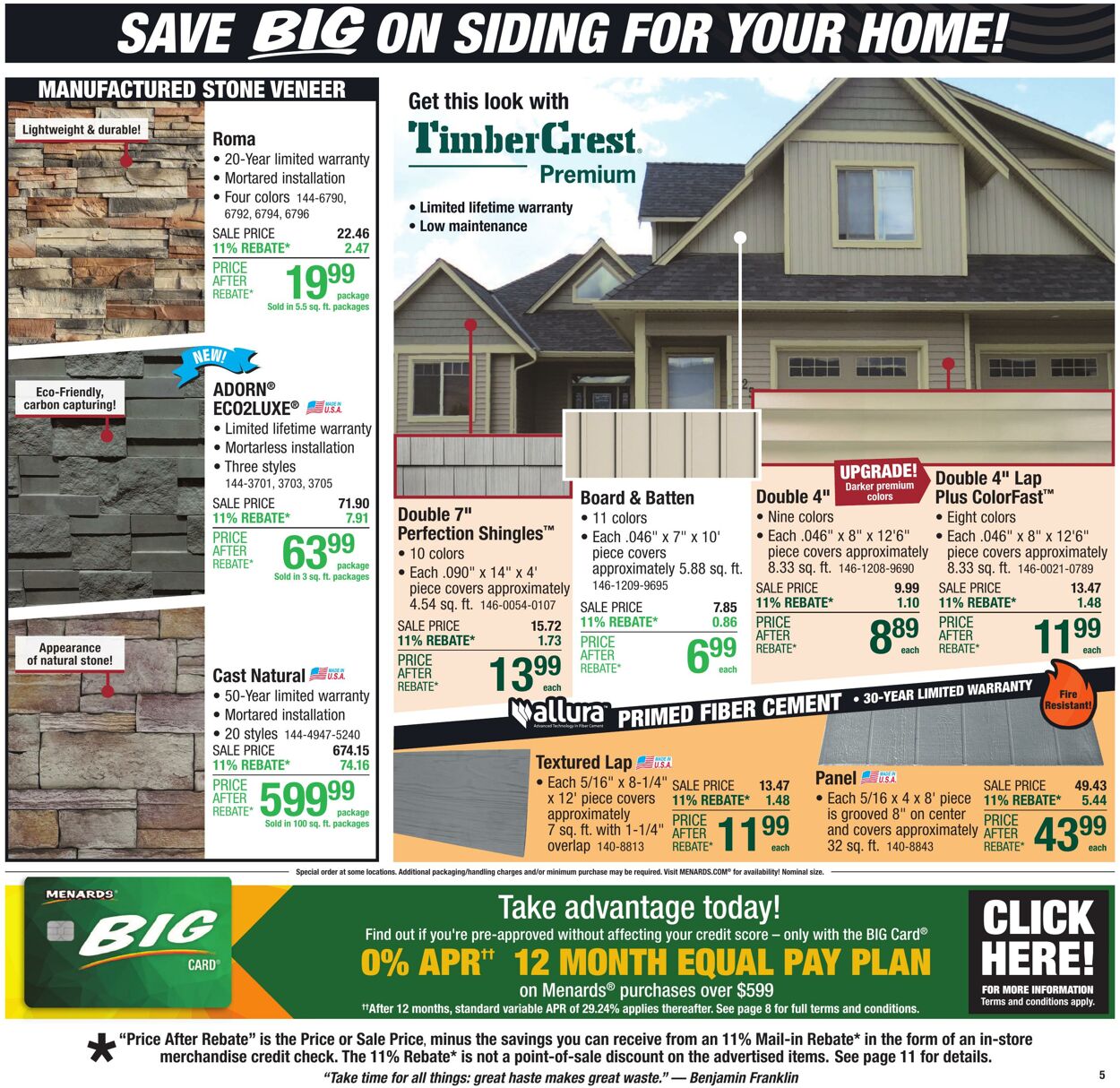Catalogue Menards from 07/02/2025