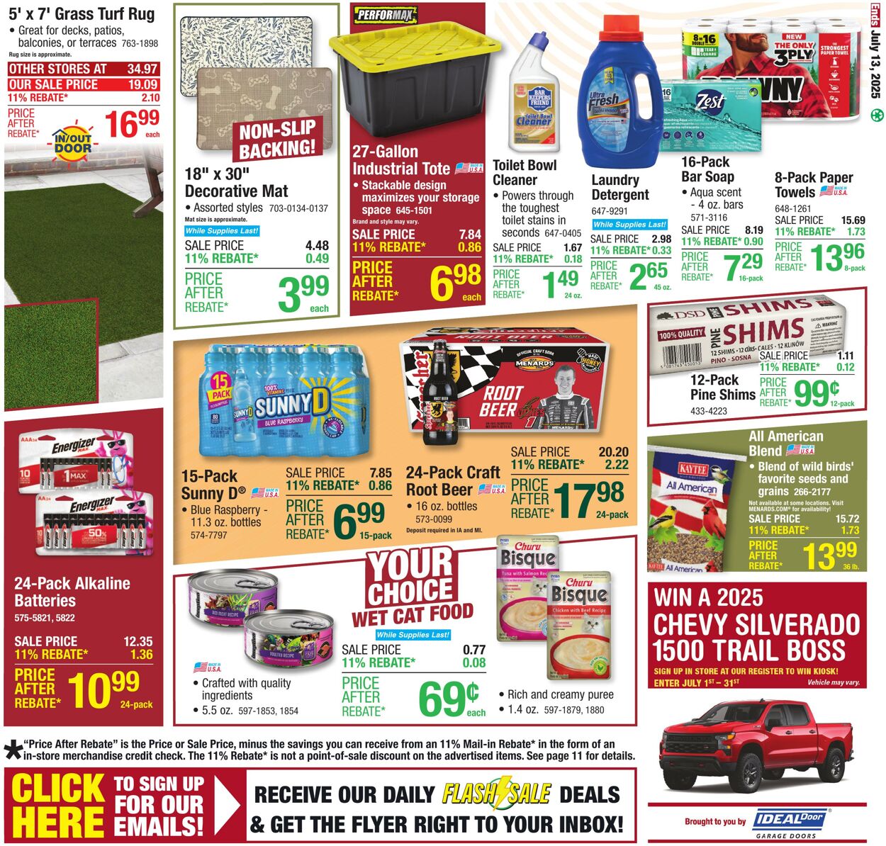 Catalogue Menards from 07/02/2025