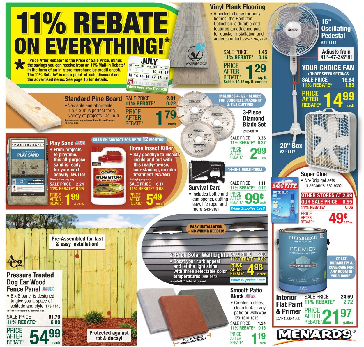 Catalogue Menards from 07/09/2025