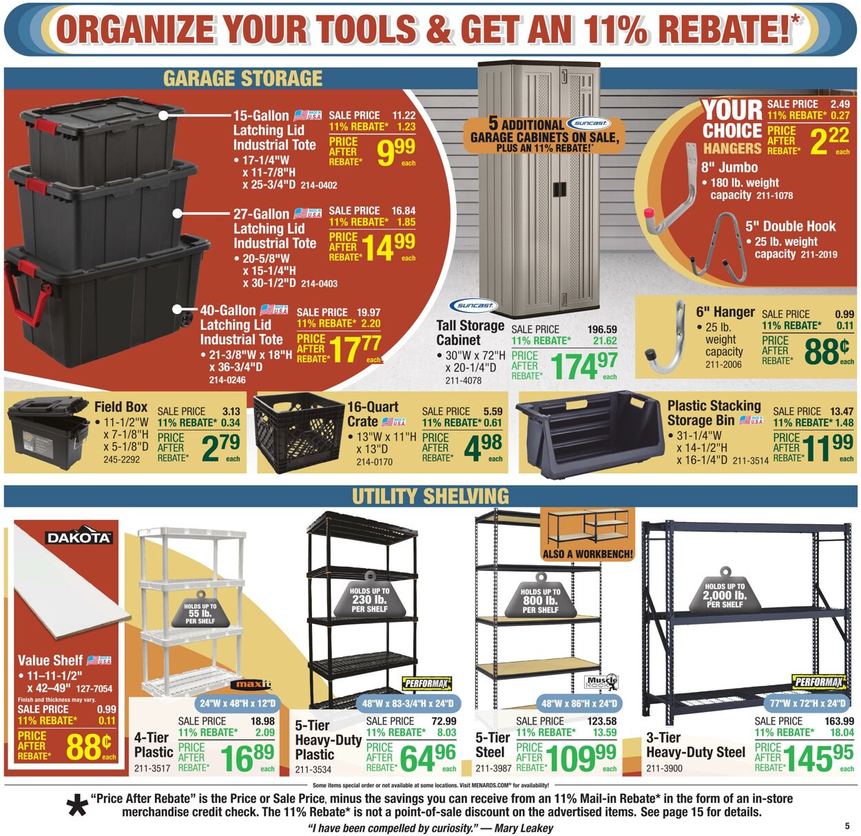 Catalogue Menards from 07/09/2025