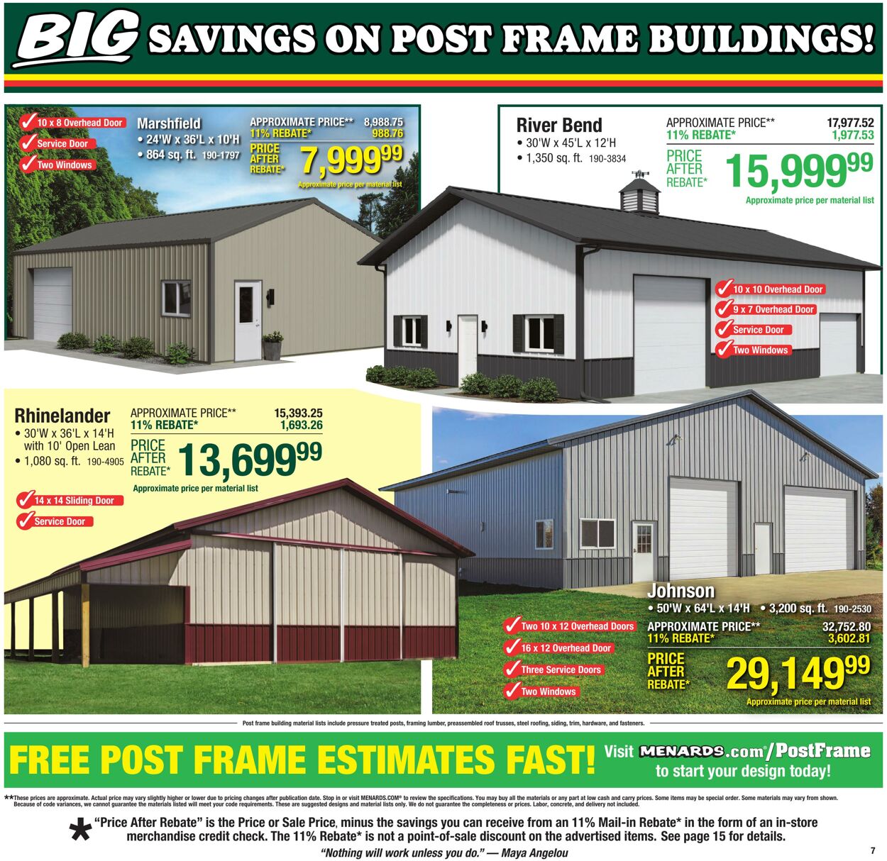 Catalogue Menards from 07/09/2025