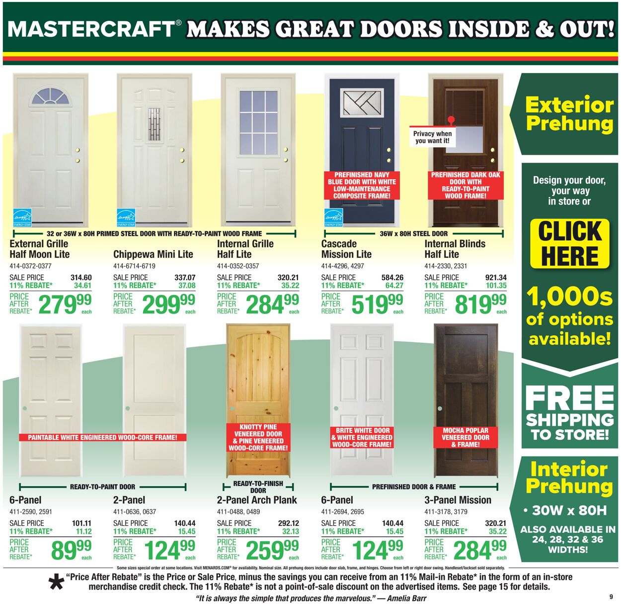 Catalogue Menards from 07/09/2025