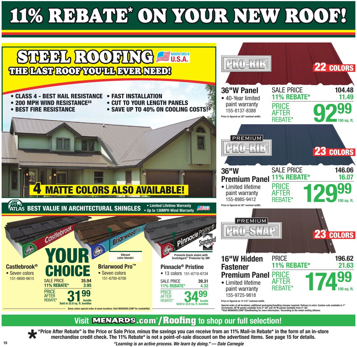 Catalogue Menards from 07/09/2025